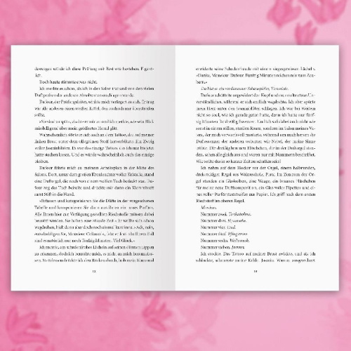 Buchcover und Innenansicht für das Buch: The French Escape - Love & Lavender, Band 1