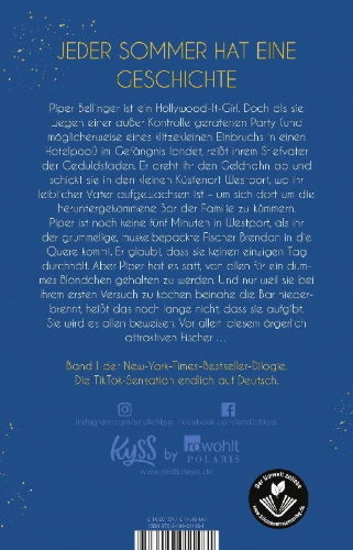 Buchcover und Innenansicht für das Buch: It Happened One Summer