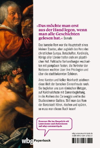 Buchcover und Innenansicht für das Buch: Kardinäle, Künstler, Kurtisanen