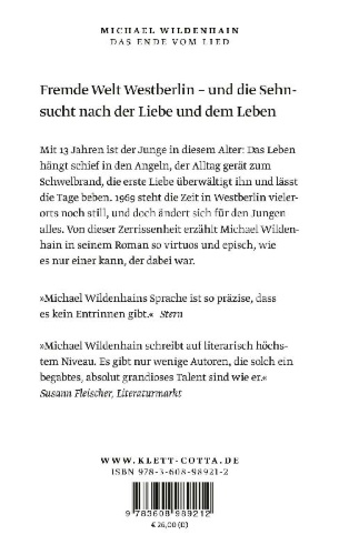 Buchcover und Innenansicht für das Buch: Das Ende vom Lied