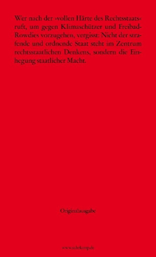 Buchcover und Innenansicht für das Buch: Law statt Order