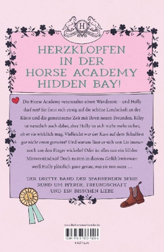 Buchcover und Innenansicht für das Buch: Horse Academy - Schicksalhafte Begegnung