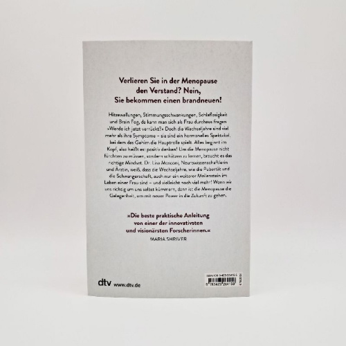 Buchcover und Innenansicht für das Buch: Das Gehirn in der Menopause