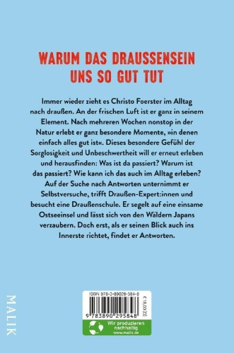 Buchcover und Innenansicht für das Buch: Am besten draußen