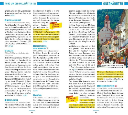 Buchcover und Innenansicht für das Buch: MARCO POLO Reiseführer Kärnten