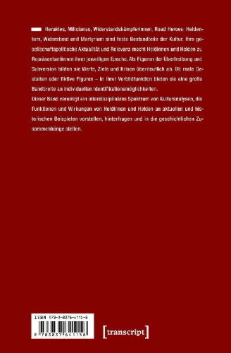 Buchcover und Innenansicht für das Buch: Heroes - Repräsentationen des Heroischen in Geschichte, Literatur und Alltag
