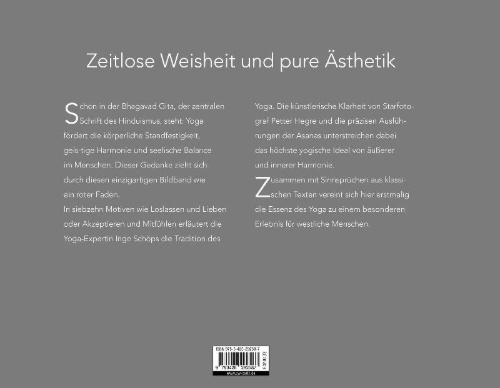 Buchcover und Innenansicht für das Buch: Yoga pur
