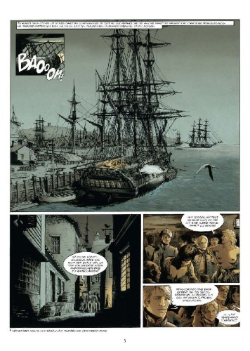 Buchcover und Innenansicht für das Buch: USS Constitution. Band 1
