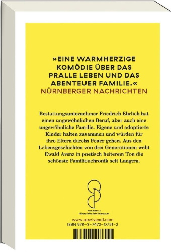 Buchcover und Innenansicht für das Buch: Ehrlich & Söhne