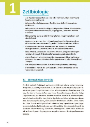 Buchcover und Innenansicht für das Buch: Sicher im Abi Biologie