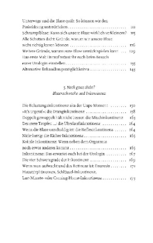 Buchcover und Innenansicht für das Buch: Wenn die Blase nervt