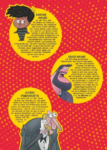 Buchcover und Innenansicht für das Buch: Little Batman: Month One #3-#4