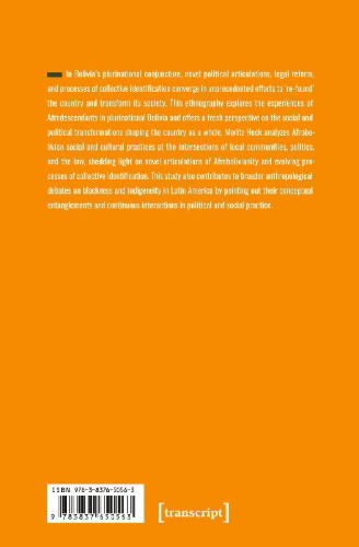 Buchcover und Innenansicht für das Buch: Plurinational Afrobolivianity