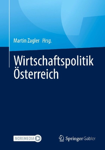 Buchcover und Innenansicht für das Buch: Wirtschaftspolitik Österreich