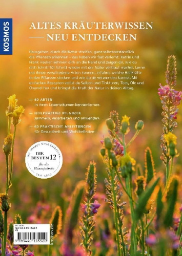 Buchcover und Innenansicht für das Buch: Wilde Pflanzen, die dir gut tun
