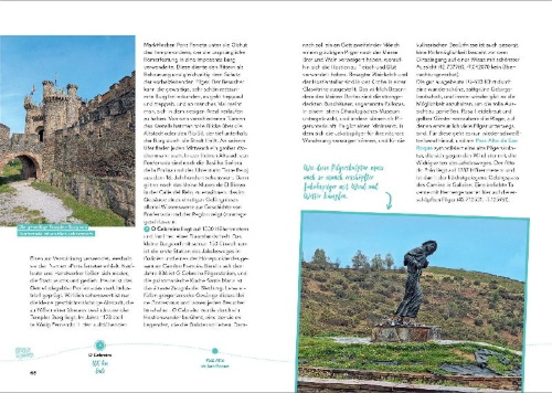 Buchcover und Innenansicht für das Buch: Nordspanien mit dem Wohnmobil