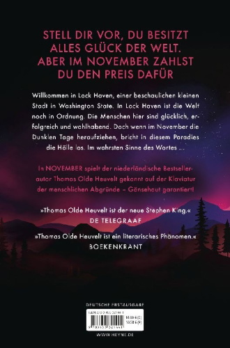 Buchcover und Innenansicht für das Buch: November