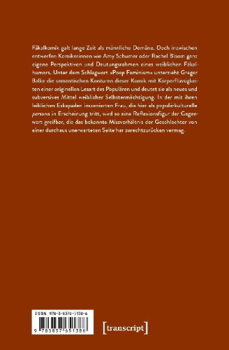 Buchcover und Innenansicht für das Buch: Poop Feminism - Fäkalkomik als weibliche Selbstermächtigung