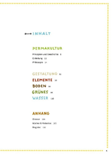 Buchcover und Innenansicht für das Buch: Permakultur