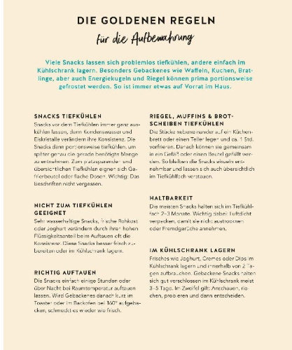 Buchcover und Innenansicht für das Buch: Snack dich groß!