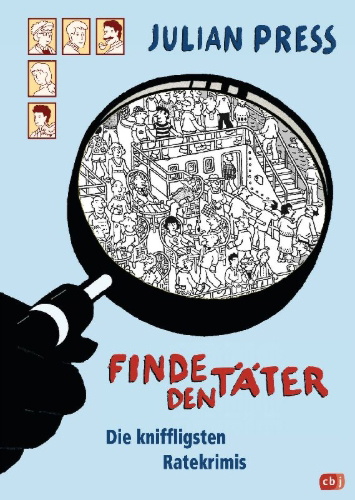 Buchcover und Innenansicht für das Buch: Finde den Täter