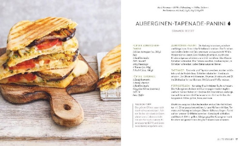 Buchcover und Innenansicht für das Buch: Überraschende Ideen für deinen Kontaktgrill