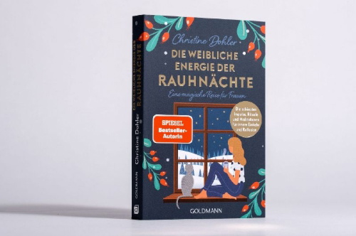 Buchcover und Innenansicht für das Buch: Die weibliche Energie der Rauhnächte