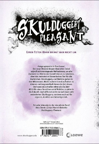 Buchcover und Innenansicht für das Buch: Skulduggery Pleasant (Band 14) - Tot oder lebendig