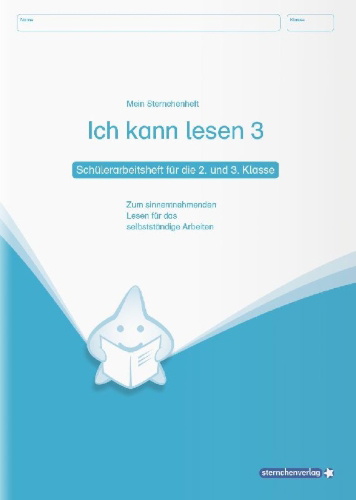 Buchcover und Innenansicht für das Buch: Ich kann lesen 3, 4 und 5 - 3 Schülerarbeitshefte für die 2. bis 4. Klasse