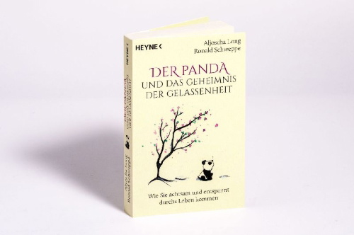 Buchcover und Innenansicht für das Buch: Der Panda und das Geheimnis der Gelassenheit