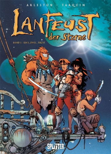 Buchcover und Innenansicht für das Buch: Lanfeust des Étoiles