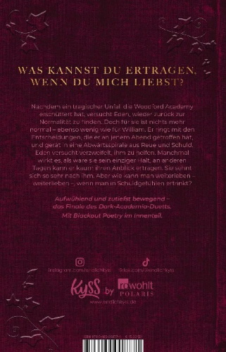 Buchcover und Innenansicht für das Buch: Dark Ivy - Halt mich fest