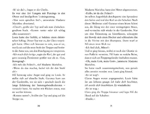 Buchcover und Innenansicht für das Buch: Maité Coiffure