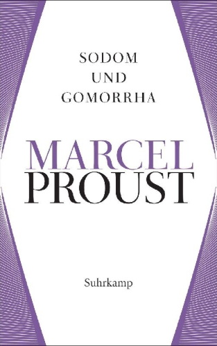 Buchcover und Innenansicht für das Buch: A la recherche du temps perdu. Sodome et Gomorrhe
