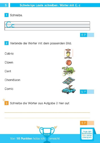 Buchcover und Innenansicht für das Buch: Klett Die Deutsch-Helden: Deutsch-Testblock So gut bin ich! 2. Klasse