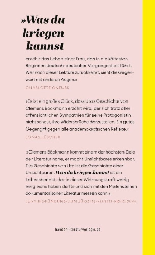 Buchcover und Innenansicht für das Buch: Was du kriegen kannst