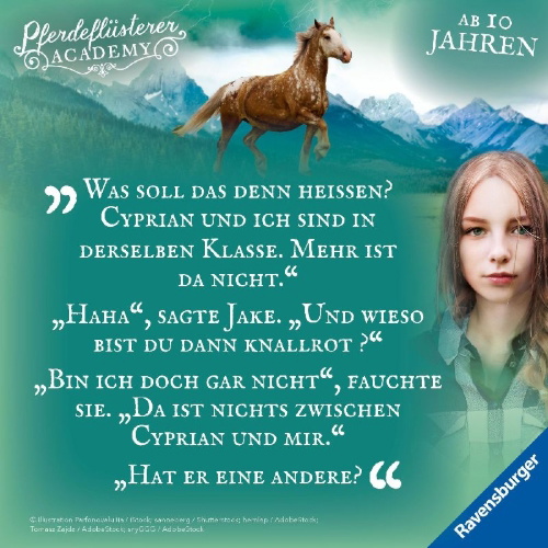Buchcover und Innenansicht für das Buch: Pferdeflüsterer-Academy, Band 5: Zerbrechliche Träume