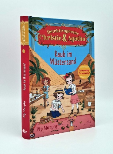 Buchcover und Innenansicht für das Buch: Detektivagentur Christie & Agatha - Raub im Wüstensand