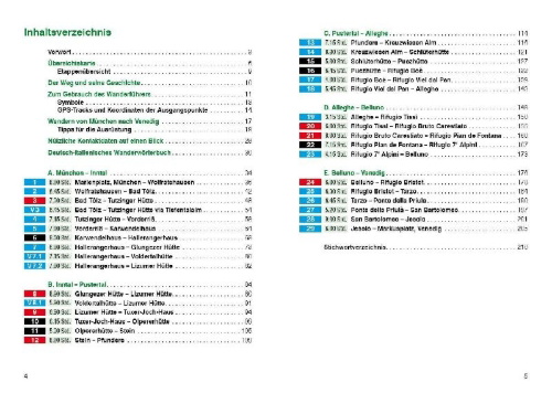 Buchcover und Innenansicht für das Buch: Alpenüberquerung München - Venedig