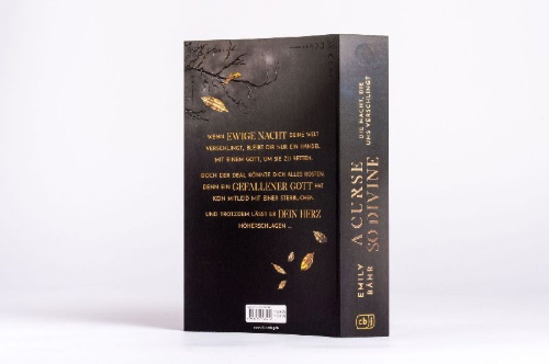 Buchcover und Innenansicht für das Buch: A Curse so Divine - Die Nacht, die uns verschlingt