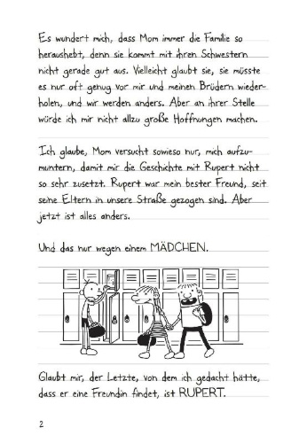 Buchcover und Innenansicht für das Buch: Gregs Tagebuch 8 - Echt übel!