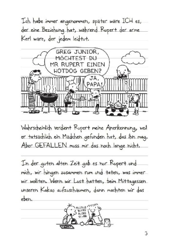 Buchcover und Innenansicht für das Buch: Gregs Tagebuch 8 - Echt übel!