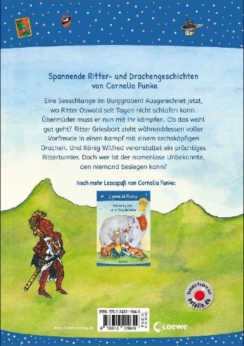 Buchcover und Innenansicht für das Buch: Ritterschlag und Drachenmut