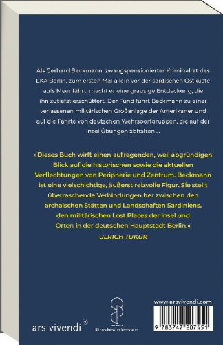 Buchcover und Innenansicht für das Buch: Der Mann vom Meer - Ein Sardinien-Krimi
