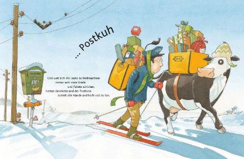 Buchcover und Innenansicht für das Buch: Lieselotte im Schnee