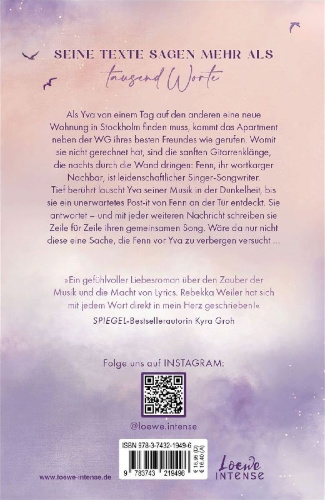 Buchcover und Innenansicht für das Buch: A Poet's Heart (Broken Artists, Band 1)