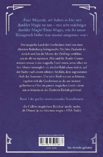 Buchcover und Innenansicht für das Buch: Land of Stories. The Enchantress Returns