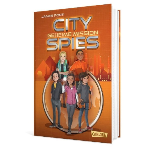 Buchcover und Innenansicht für das Buch: City of the Dead (City Spies Book 4)