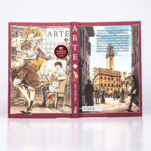 Buchcover und Innenansicht für das Buch: Arte