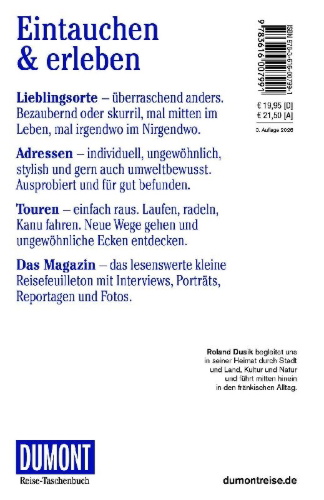 Buchcover und Innenansicht für das Buch: DUMONT Reise-Taschenbuch Reiseführer Franken